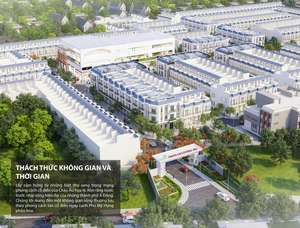 DỰ ÁN THẮNG LỢI CENTRAL HILL【GIÁ BÁN 7/2023】CHỢ GÒ ĐEN