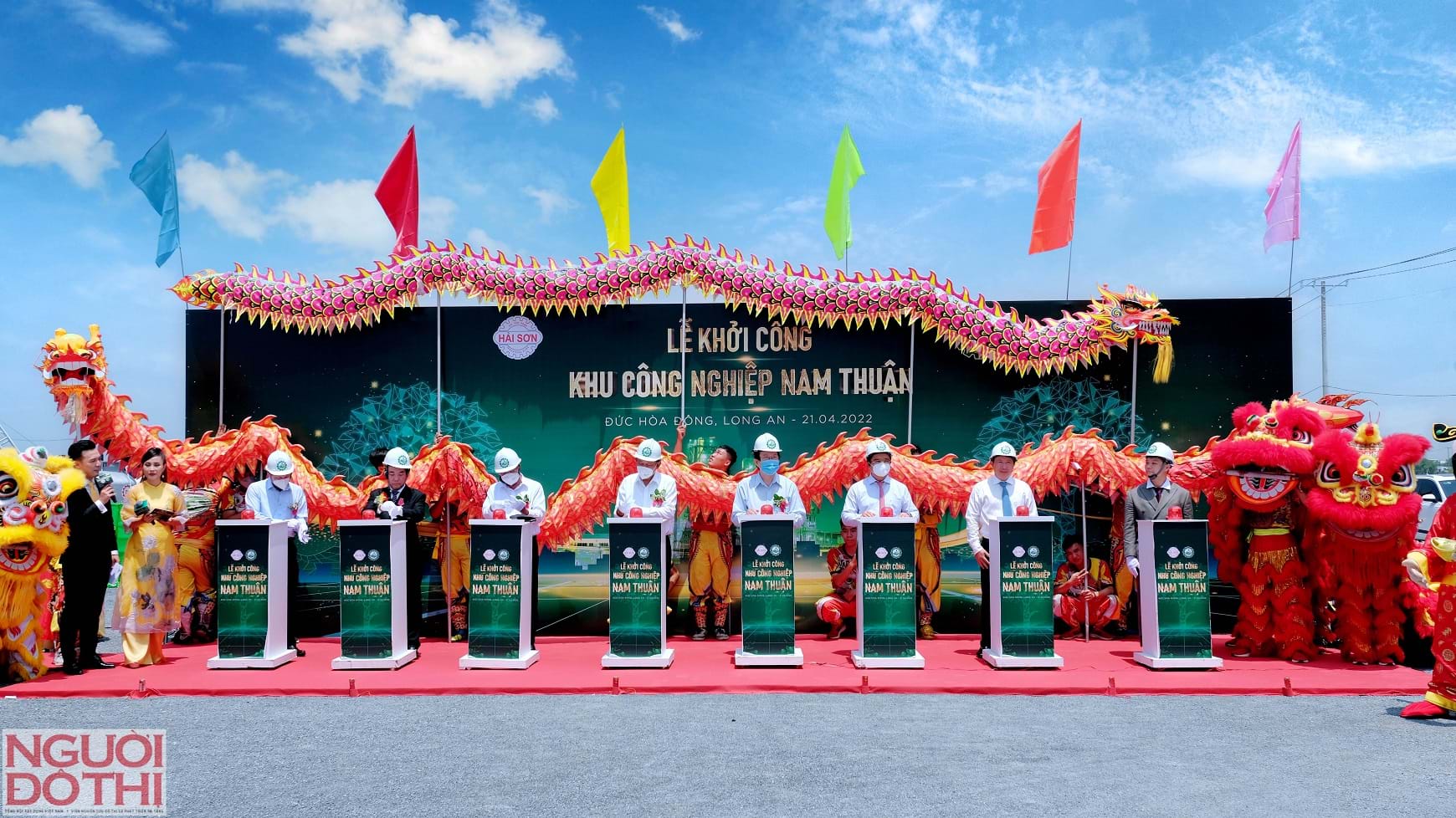 Long An khởi công KCN Nam Thuận nằm dọc tuyến đường tỉnh 823D với vốn đầu tư hơn 5.300 tỷ đồng