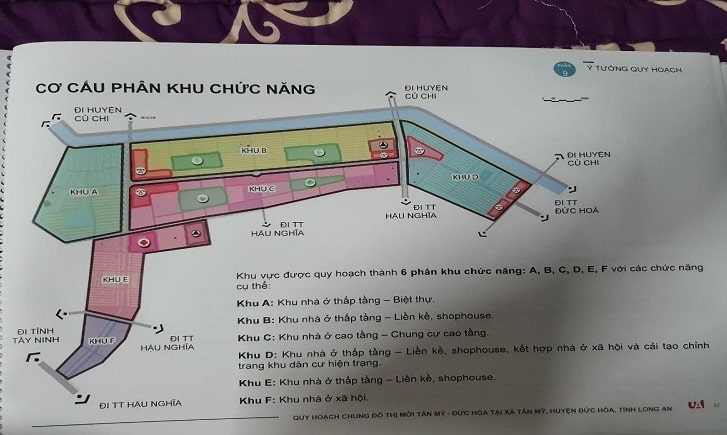 Long An duyệt quy hoạch 1/2000 khu đô thị mới Tân Mỹ gần 1.000ha giáp ranh TP.HCM