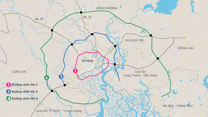 Long An được giao chủ trì làm Vành đai 4 TP HCM
